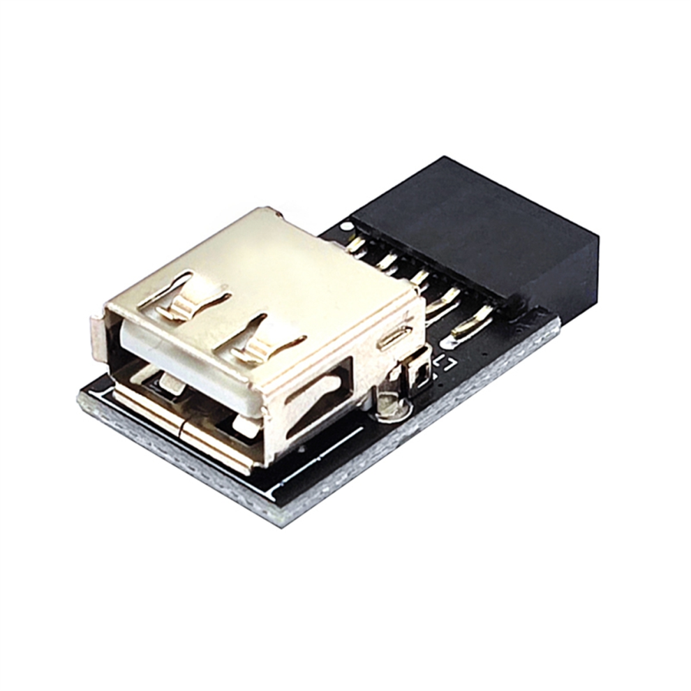 Photos - Card Reader / USB Hub Markenlos 9Pin to 1 Port USB Adapter Connector PC Internal Motherboard 