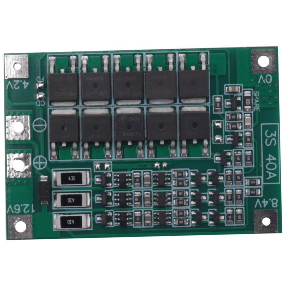 Photos - Printer Part Markenlos 3S40A For 12VLi-Ion 18650Battery Protection Board With Balance Module 