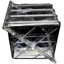 Big Size Plastic Clear Heart Square Watermelon Fruit Growth Mould