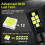 2X HB4 9006 LED Nebelscheinwerfer Birne Advanced 3030 SMD Tagfahrlicht 4
