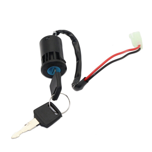 Interruptor de llave de encendido de 2 cables para ATV, Go Kart y scooter