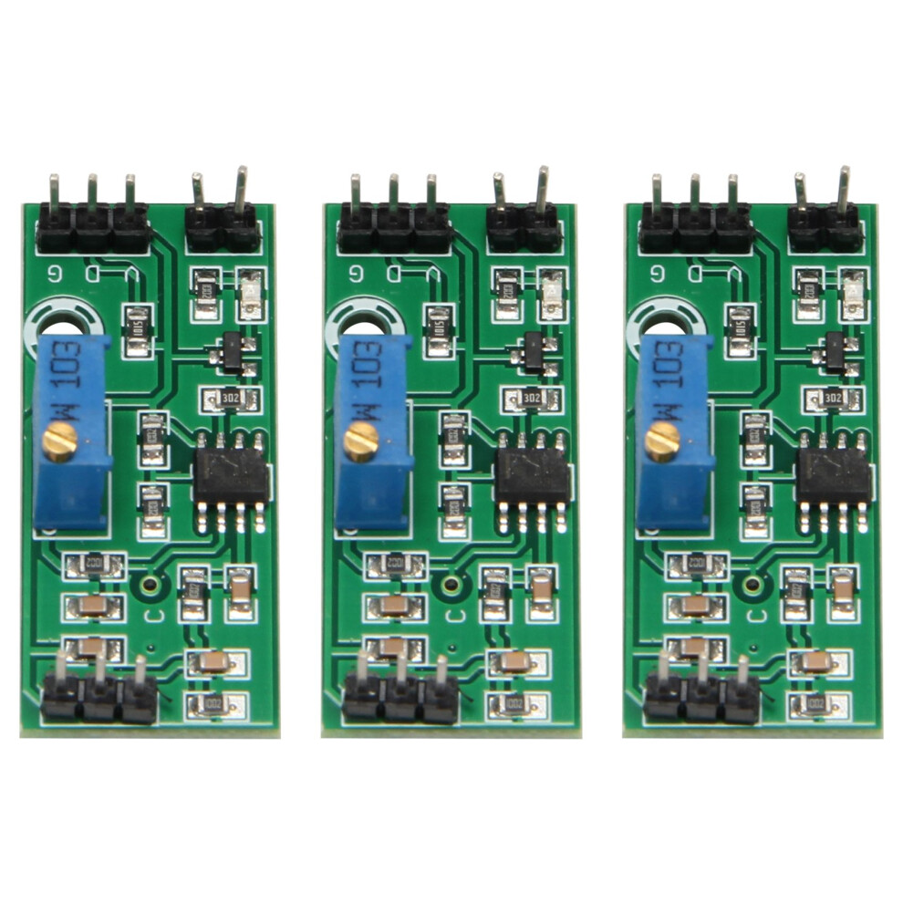 3Pcs Lm393 3.5-24V Voltage Comparator Module With Led Indicator 4852209331784