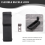 Door Draw Latch Lock Replacement Soft Rubber Black Over-Center C7-10 6