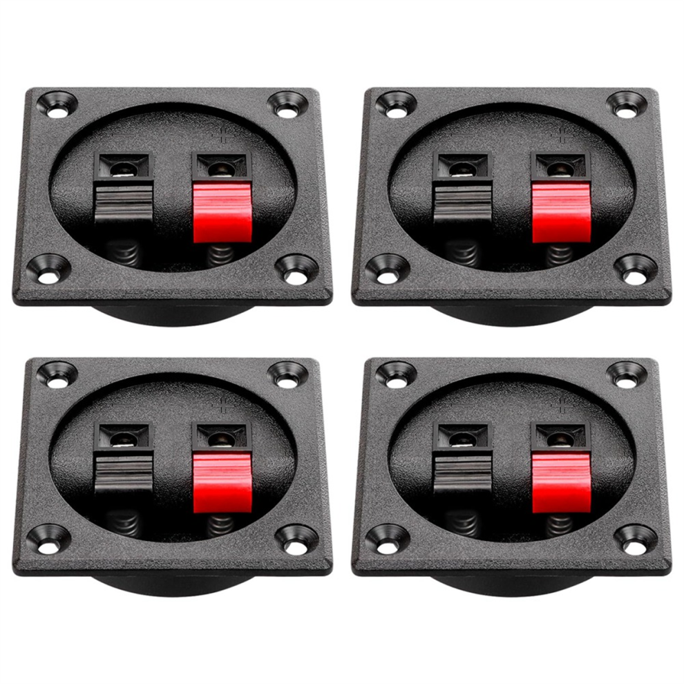 4Pcs Speaker Box Terminal Cup, Spring Square Subwoofer Box 4852214036384