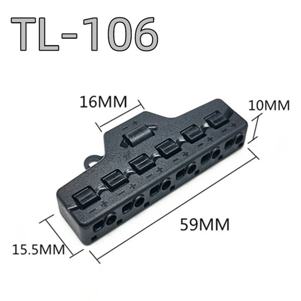 Photos - Other Electrical Equipment Markenlos 6Ports Quick Connect Out Line Splitter Quick Splitter 