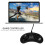 Gamepad bedraad 6-toetsen USB-gamecontroller Joypad voor zwart plastic 5