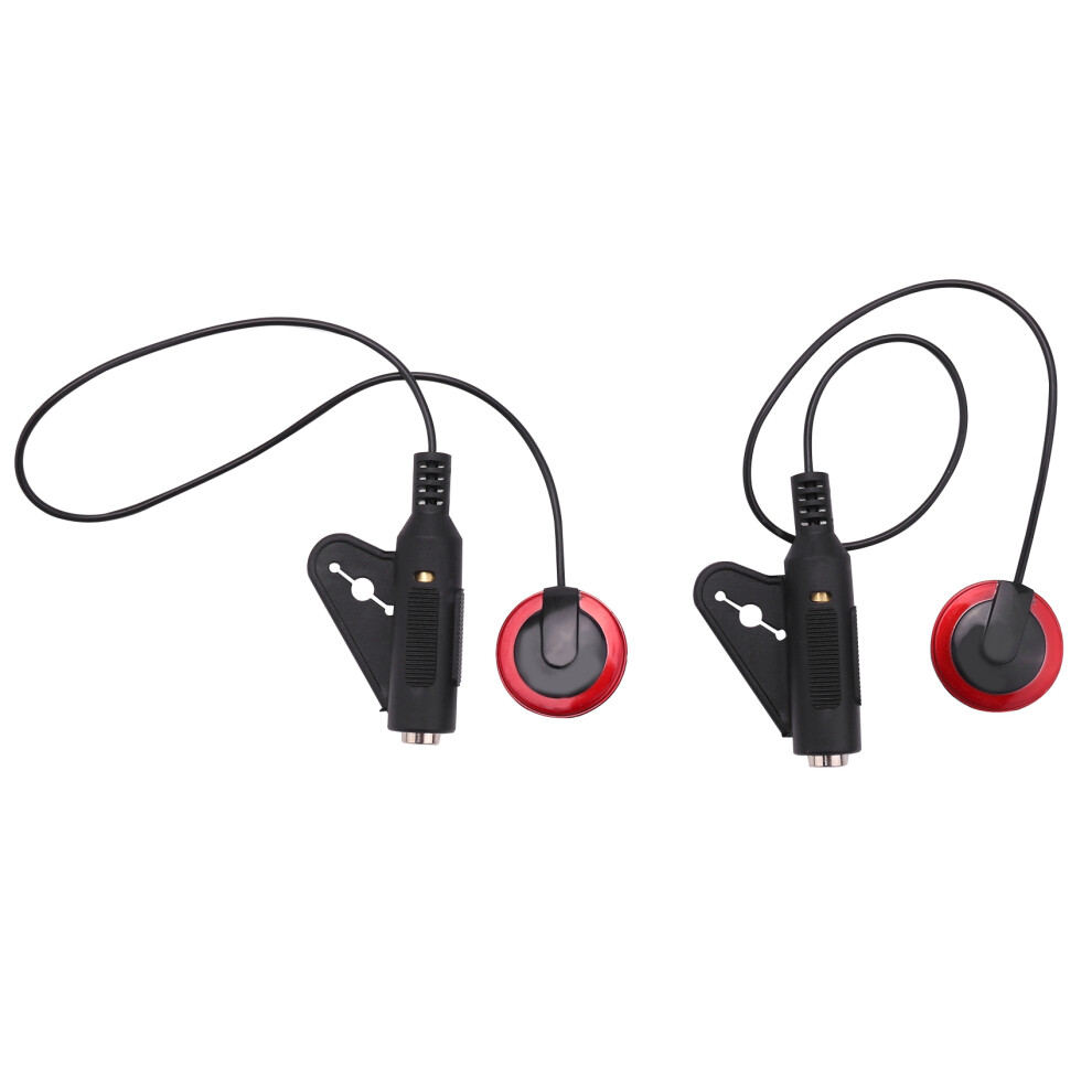 Lot de 2 micros de contact pour guitare, violon, banjo, mandoline, ukulélé