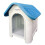 HugglePets HugglePets Plastic Dog Kennel (403) - Blue Roof 1