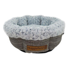 HugglePets Donut Plush Oval Dog Bed