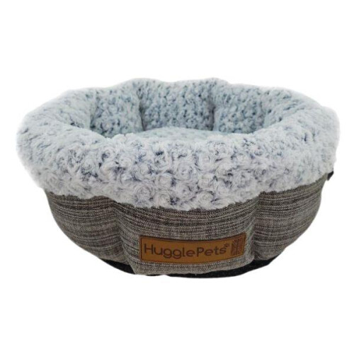 HugglePets HugglePets Donut Plush Oval Dog Bed