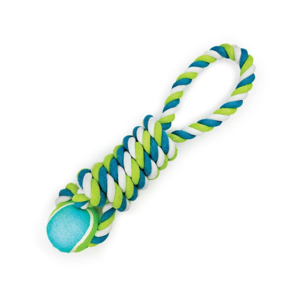 Hugglepets Tennis Ball Tugger Dog Toy