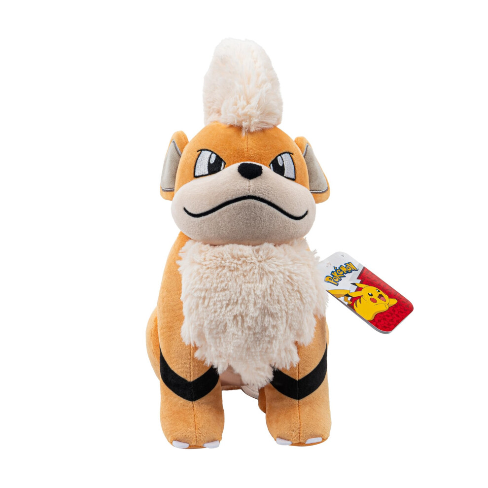Pokémon Pok?Mon Growlithe Plush - 12-Inch Pokemon Plush - Authentic Details - Toys For Kids