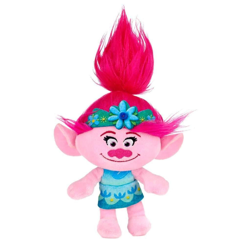 Posh Paws Trolls World Tour Queen Poppy 7" Plush Toy