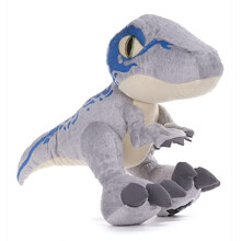 Jurassic World Chunky Baby Blue Raptor (Velociraptor) Dinosaur 18" Soft Toy (46cm) - Plush Soft Toy