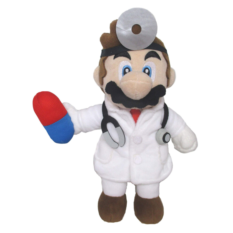 Mario Bros Doctor Mario Official San-Ei Licensed Plush
