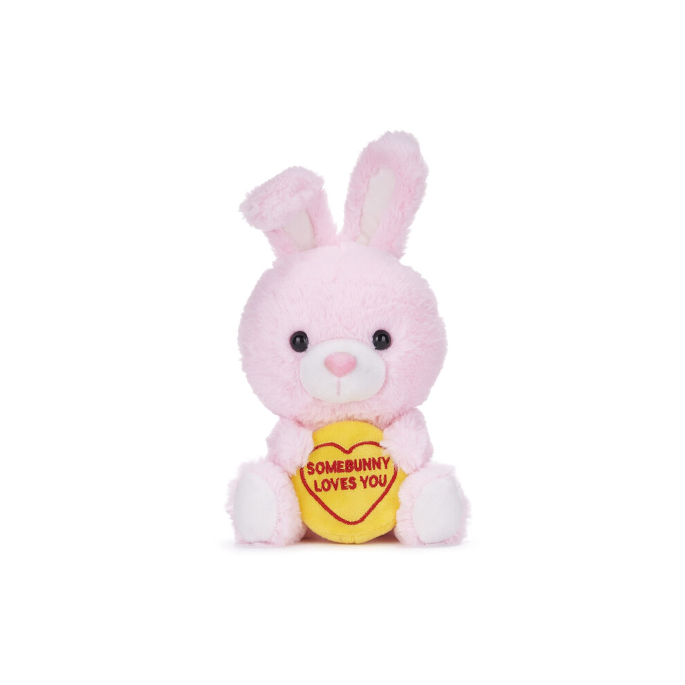 Posh Paws Swizzels Love Hearts 18Cm (7-Inch) Baby Bunny Rabbit ?Somebunny Loves You? Plush Soft Toy
