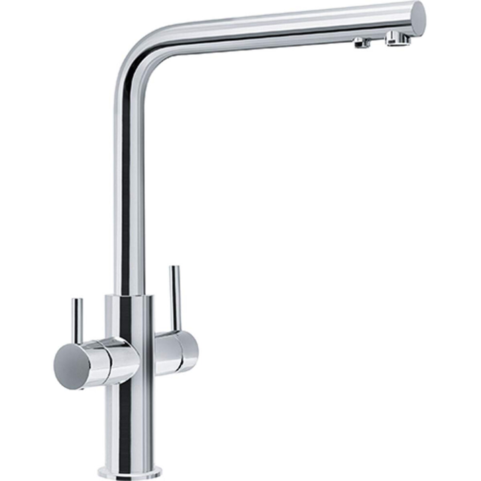 Kitchen Sink tap with a Fixed spout from Franke Neptune Style Clear Water - Chrome - 115.0370.689