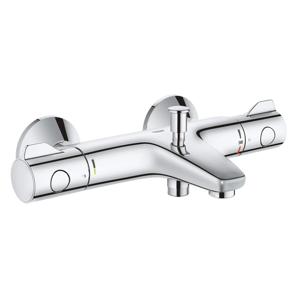 GROHE Grohtherm 800 Thermostatic Bath/Shower Mixer 1/2" Chrome 34567000