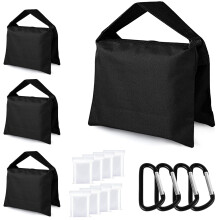 ABCCANOPY Industrial Grade 4PCS Weights Bag for Photo Video Studio Stand,Gazebo,Backyard,Outdoor Patio,Sports,Hammock,Bonus Clips
