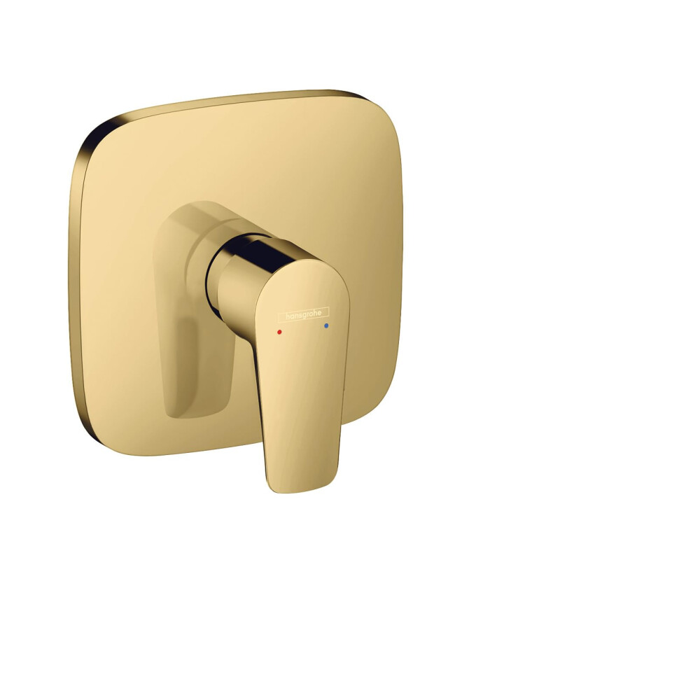 Hansgrohe Talis E 71765990 Shower Mixer Tap Flush-Mounted Polished Optic Gold