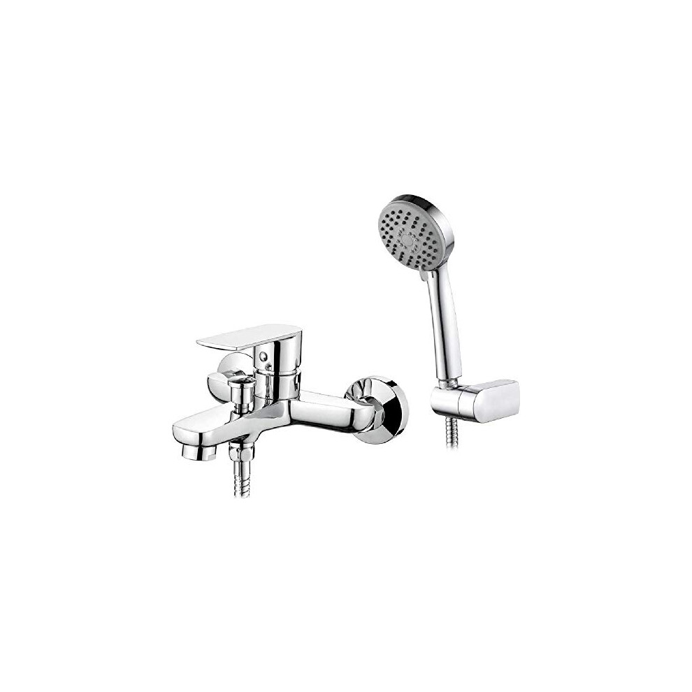 Ibergrif Supreme - Bath-Shower Mixer Tap Set, Tub Shower System, Chrome 600358596073