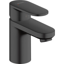 hansgrohe Vernis Blend - bathroom tap with pop-up waste set, bathroom sink tap with spout height 70 mm, basin mixer tap water-saving (EcoSmart), matt