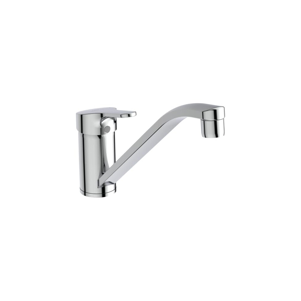 Ideal Standard - Ceraflex, Single Lever Sink Mixer With Adjustable Tubular Spout, Chrome 3800861115687