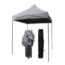 All Seasons Gazebos 2x2 Fully Waterproof Pop up Gazebo With Accessories - Metallic Grey