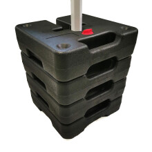 Bulhawk SET OF 4 36KG HEAVY DUTY GAZEBO TENT LEG FOOT WATER WEIGHTS TO FIT 28mm 32mm 38mm 46mm LEG POLE