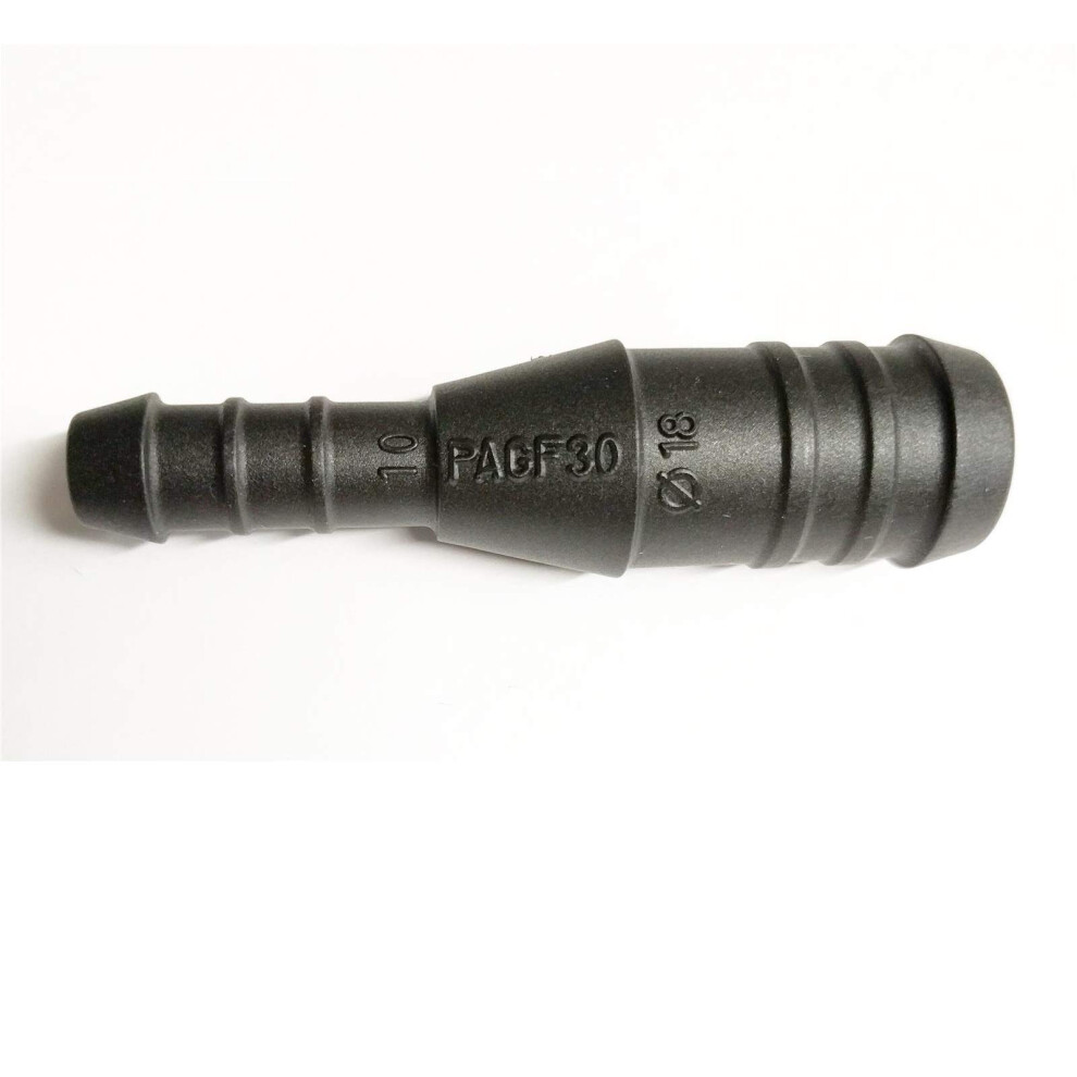 18Mm-10Mm Plastic Barbed Reducer Connector Pipe Hose Joiner Tubing Fuel Water 5081946695128