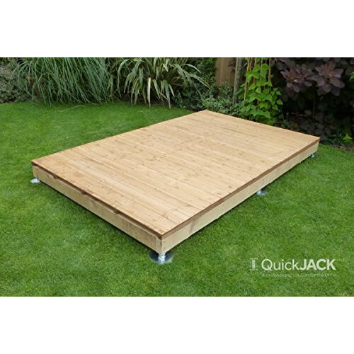 SHED BASE SYSTEM- QUICK JACK FOR SOFT SURFACES- SUITABLE FOR - 10 FT X 8 FT - GARDEN SHED- KIT3 2