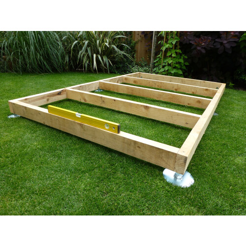 SHED BASE SYSTEM- QUICK JACK FOR SOFT SURFACES- SUITABLE FOR - 10 FT X 8 FT - GARDEN SHED- KIT3