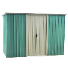 Sanmey Metal Shed Garden Pent Tool Storage House Greenhouse Outdoor 8 x 4ft