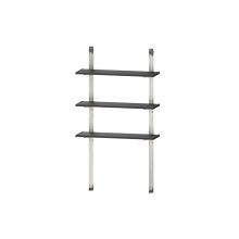 Keter Shelving for Garden Shed 100 cm, Made of Metal, 3 Shelves Adjustable in Height, Maximum Load 30 kg per Shelf, Compatible with Sheds, 70 x 30 cm