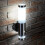 Auraglow Brushed Chrome Dual Function PIR Infrared Motion Sensor Detector LED Wall Light (Cool White) 2