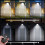 Solar Lights Outdoor, Angle Adjustable Solar Security Lights Remote Control Solar Wall Light IP65 Waterproof Solar Powered Lights, Dimmable Motion 4