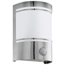 EGLO 30192 Glass Outdoor Wall Light, E27, White