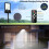 Solar Lights Outdoor, Angle Adjustable Solar Security Lights Remote Control Solar Wall Light IP65 Waterproof Solar Powered Lights, Dimmable Motion 3