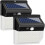 CUQOO 136 LED Motion Sensor Solar Security Lights with 3 Modes ? IP65 Waterproof Motion Sensor Lights Outdoor | 270? Wide Angle Sensor Range | Super 1