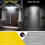 CUQOO 136 LED Motion Sensor Solar Security Lights with 3 Modes ? IP65 Waterproof Motion Sensor Lights Outdoor | 270? Wide Angle Sensor Range | Super 5