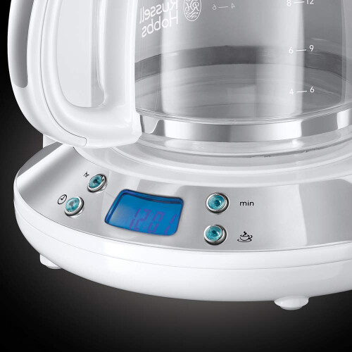 Russell Hobbs Russell Hobbs Inspire 1.25 Liters Programmable Coffee Maker, Black and White 2