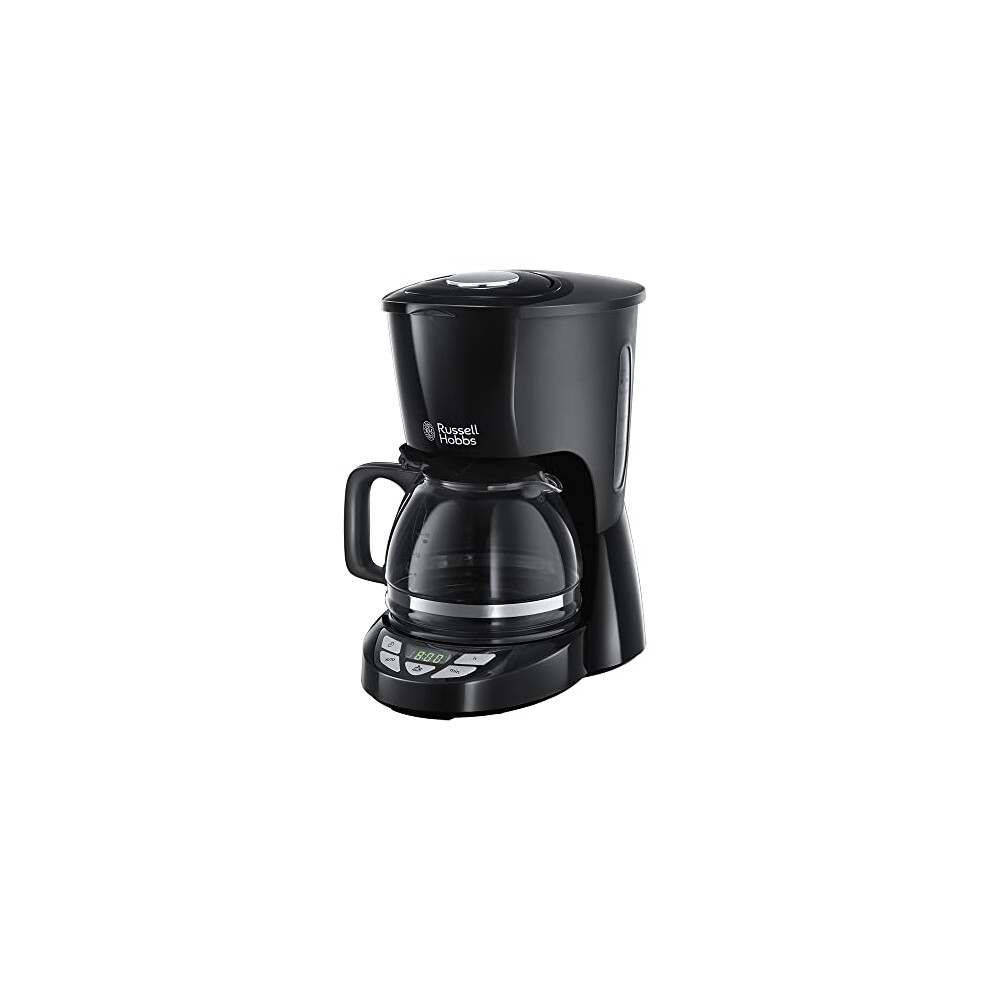 Russell Hobbs 22620-56 Coffee Machine Textures Plus-22620-56, Stainless Steel, Black Black,Brown