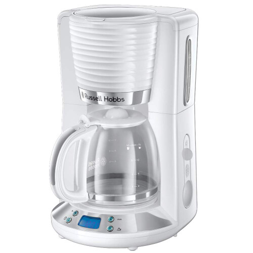 Russell Hobbs Russell Hobbs Inspire 1.25 Liters Programmable Coffee Maker, Black and White