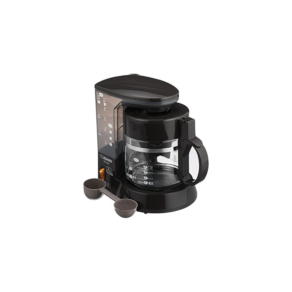 Zojirushi EC-TC40 Freestanding Fully Automatic Coffee Maker (Independent, Filter Coffee Maker, 0.54 L, Ground Coffee, 650 W, Black)