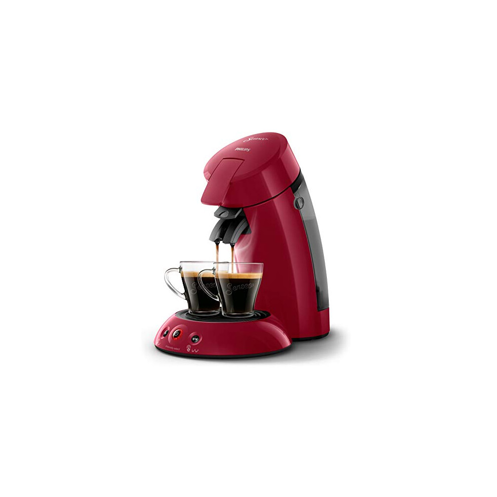 Philips HD6554/91 Senseo Original Coffee Pod Machine Intense Red 0.75 Litre