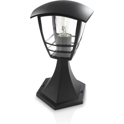 Philips Außenleuchte Creek - Philips - Metall - Schwarz - Gebogenes Design - 1 Halogenlampe 1