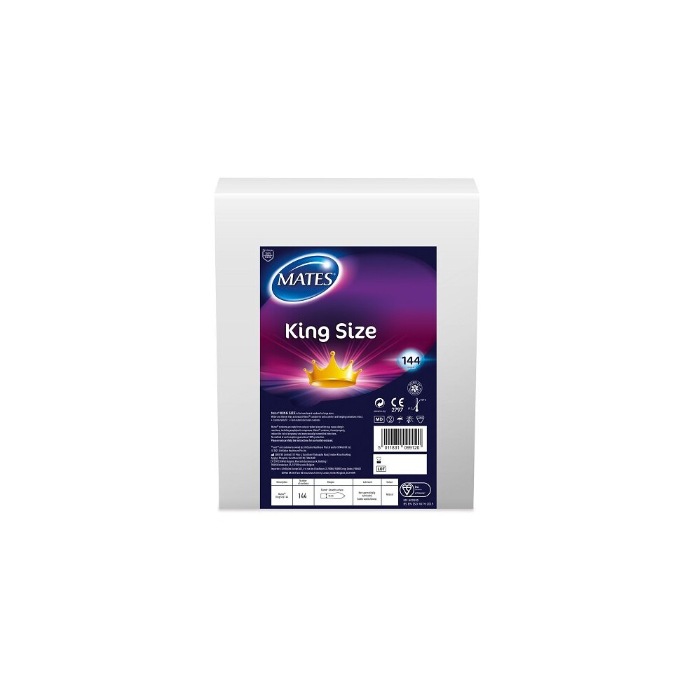 Mates King Size Condom 144 Bulk Pack