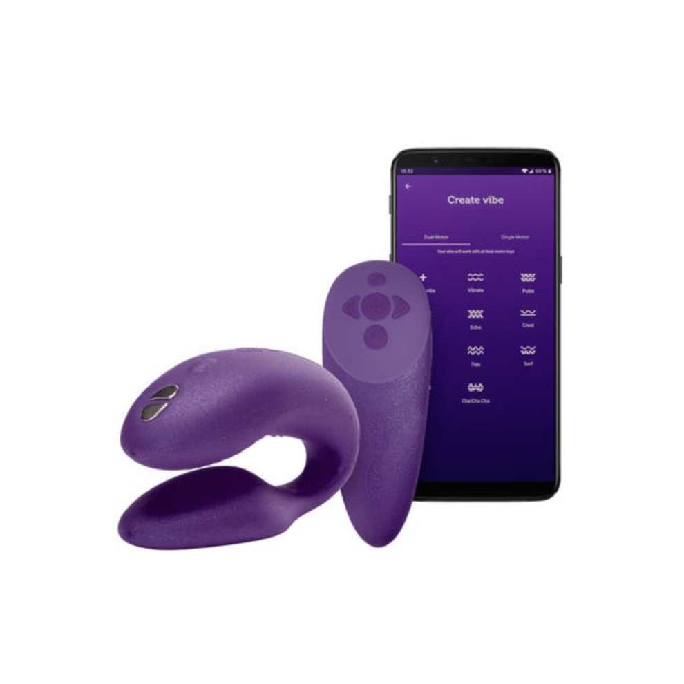 We-Vibe Chorus App And Remote Controlled Rechargeable Couple's Vibrator