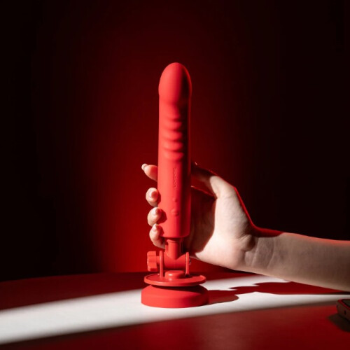 Lovense Mission 2 App-Controlled Touch Sensitive Vibrating Dildo with Suction Cup 2