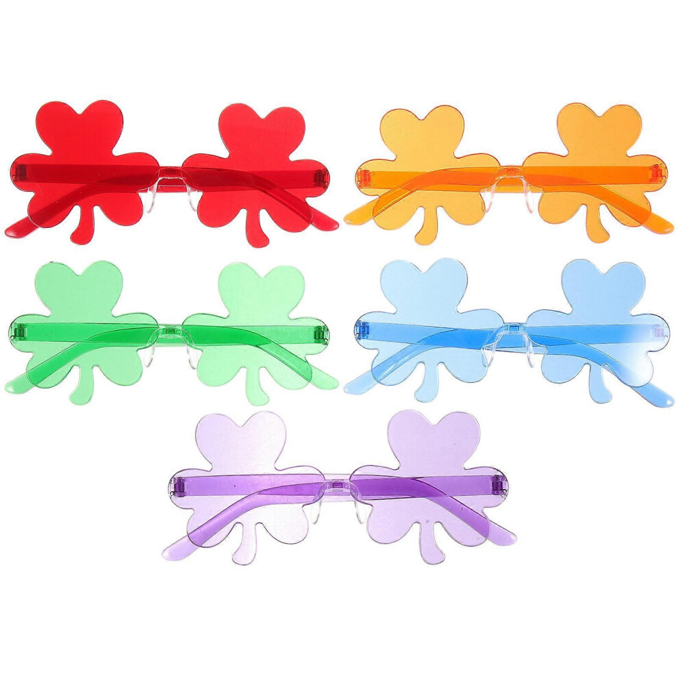 (As show, One size) 5pcs Decorative Party Eyeglasses Party Rimless Eyeglasses Decors Rimless Eyeglasses Props-image-OPC-PG9N7J5-NEW